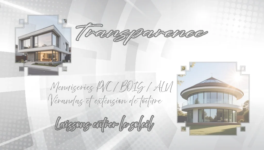 carte de visite transparence